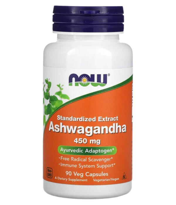 Now Ashwagandha 450 mg Veg Capsules