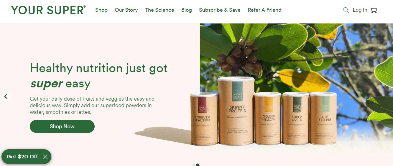 your super homepage