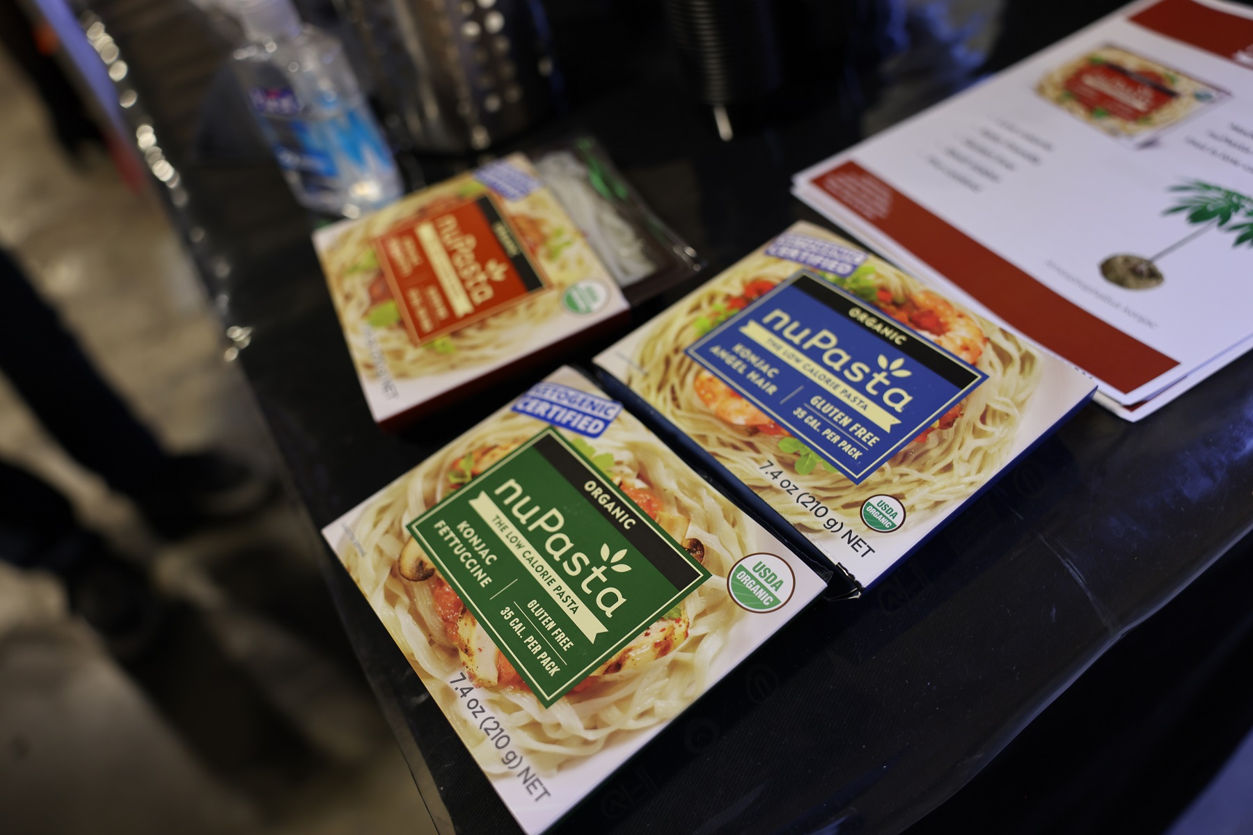 NuPasta samples at expo east 2022