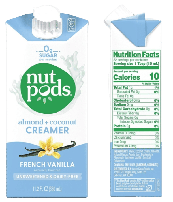 Nutpods Almond Coconut Creamer