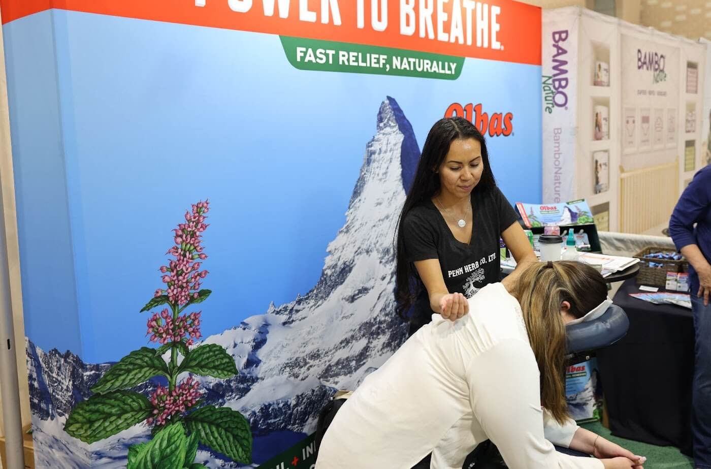 olbas herbal remedies at expo east 2022