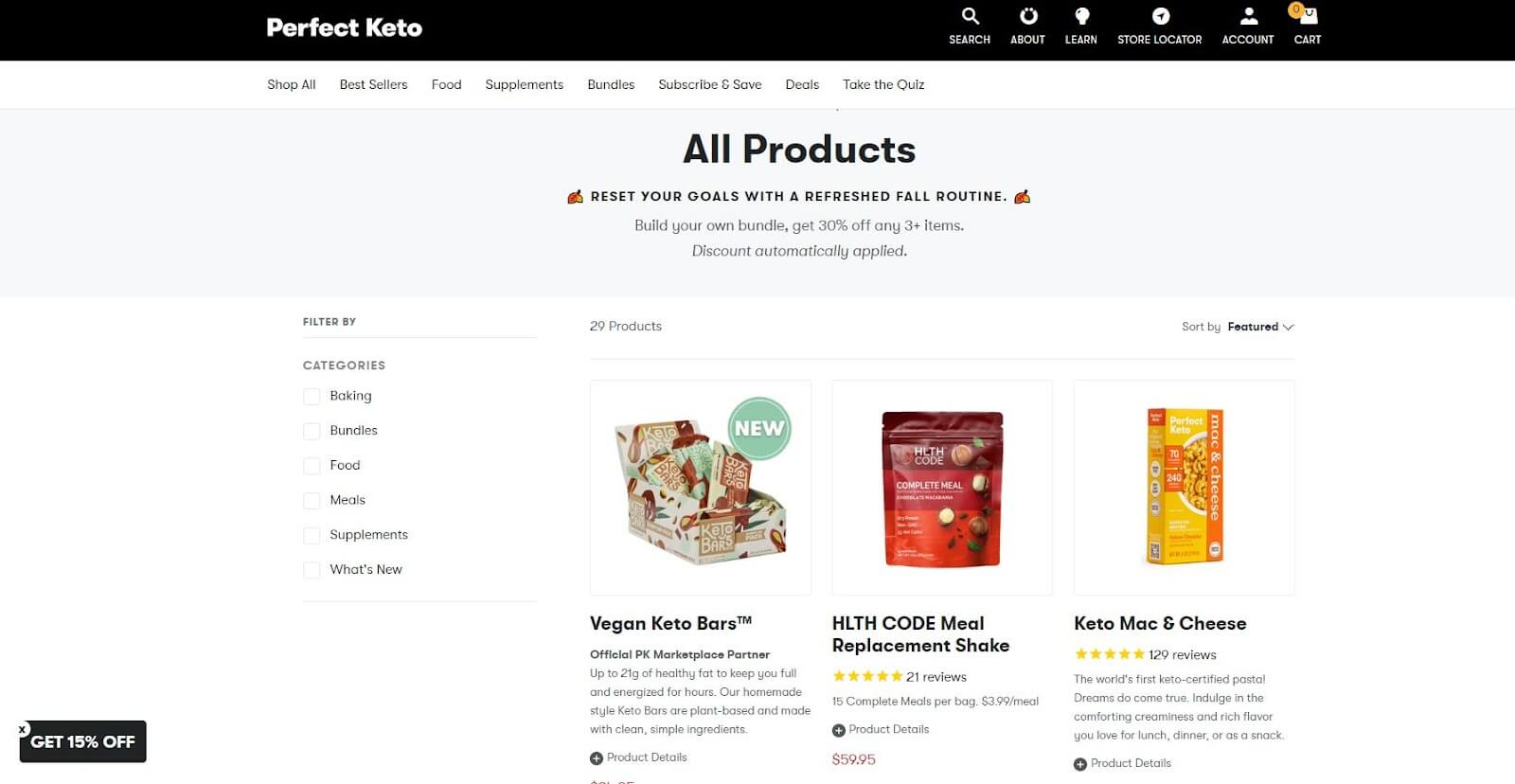perfect keto website