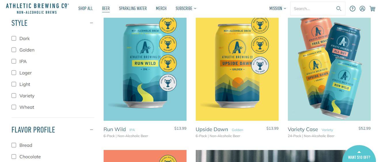 athletic brewing beer selection online