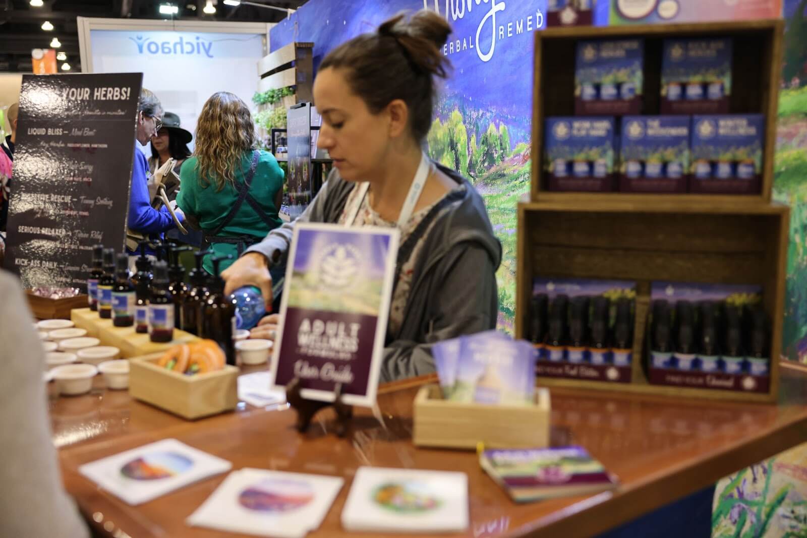 wishgarden herbs at expo east 2022