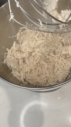shredded chicken