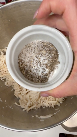seasoned chicken with salt and pepper