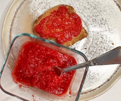 Raspberry Jam vegan breakfast