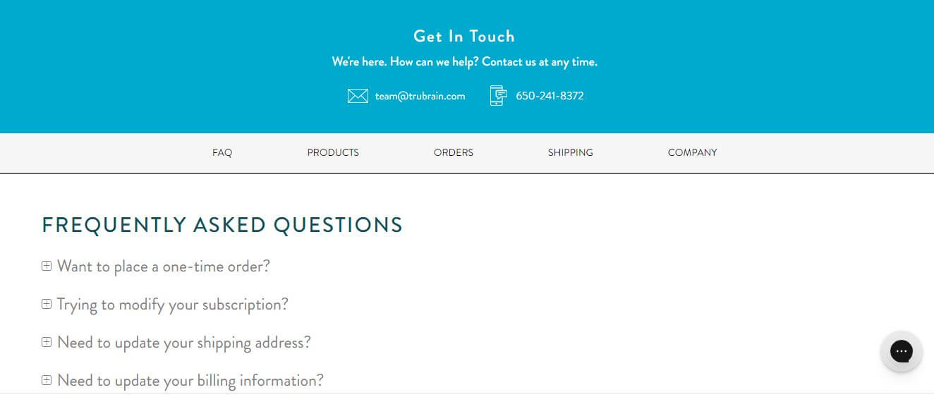 TruBrain's FAQ