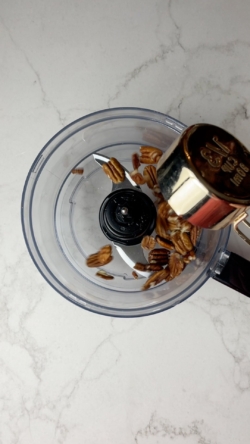 add pecans to blender