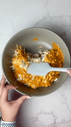 Mix thoroughly until combined