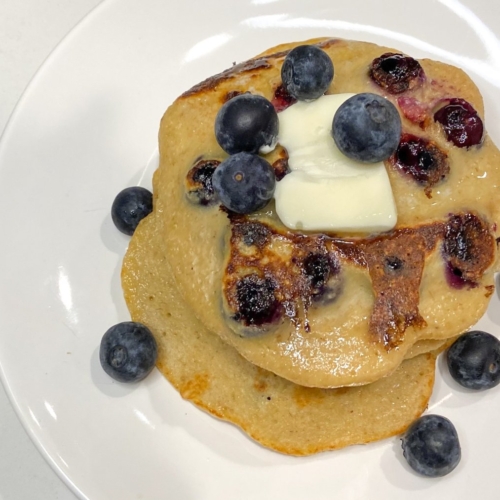 blueberry pancakes