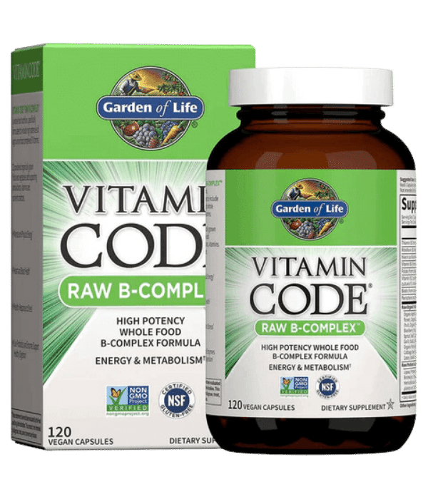 Best Overall: Garden of Life Vitamin Code RAW B-Complex