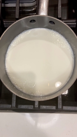 warm milk