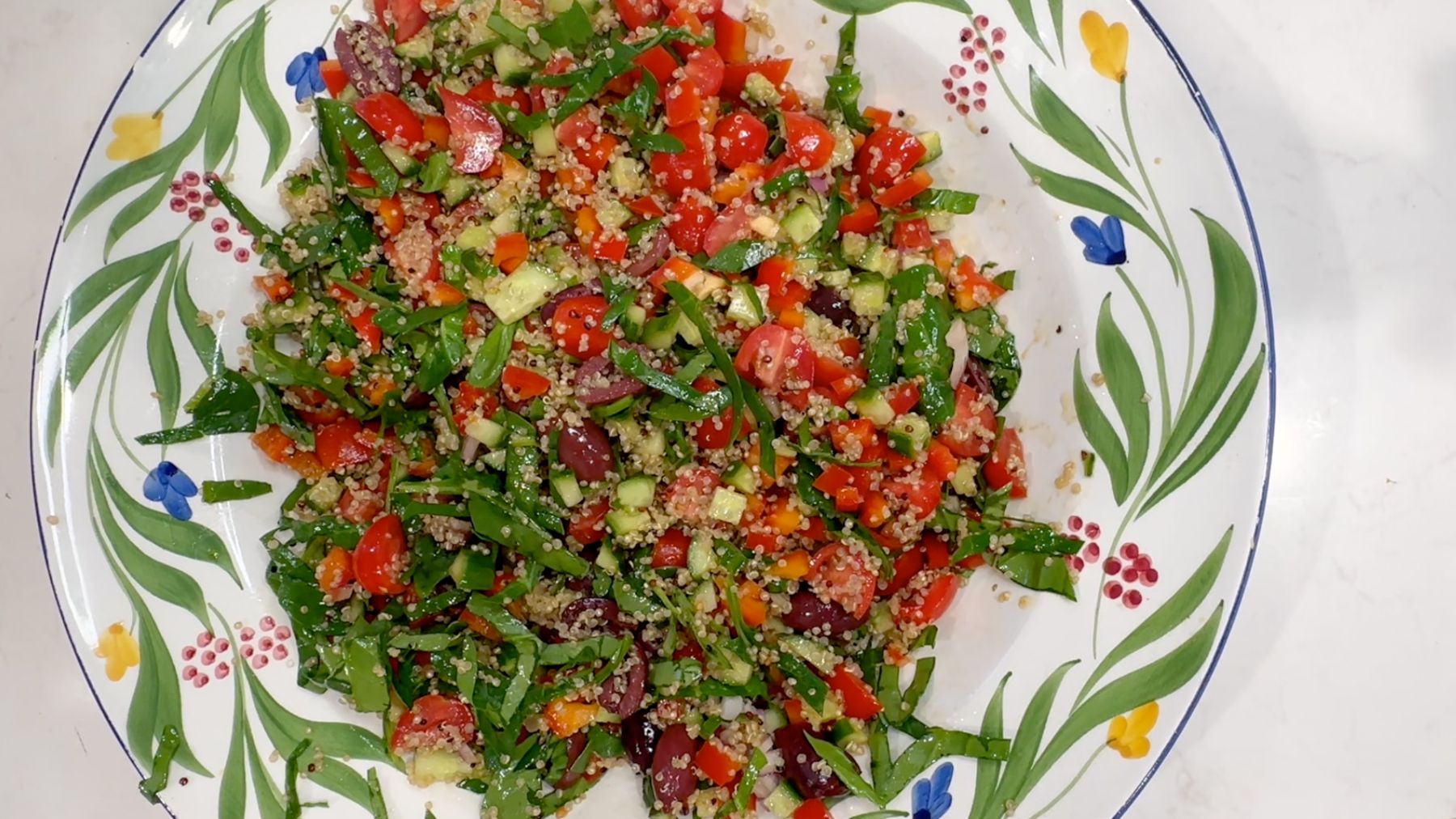mediterranean quinoa salad