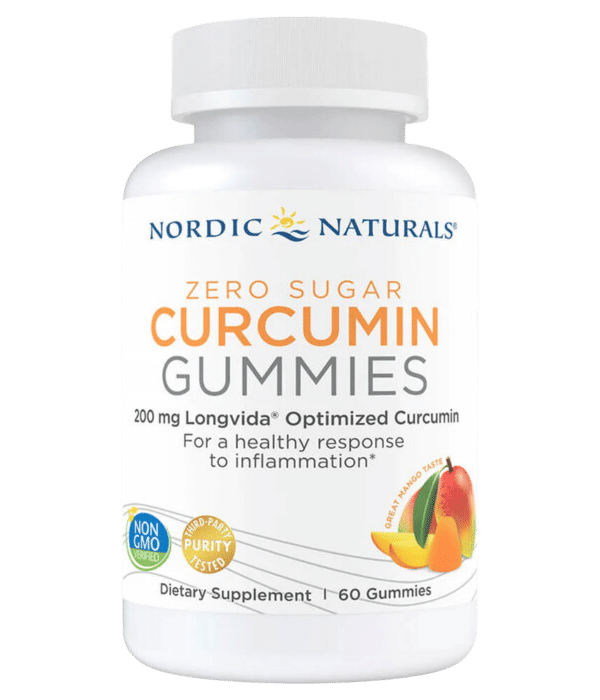 Nordic Naturals Zero Sugar Curcumin Gummies
