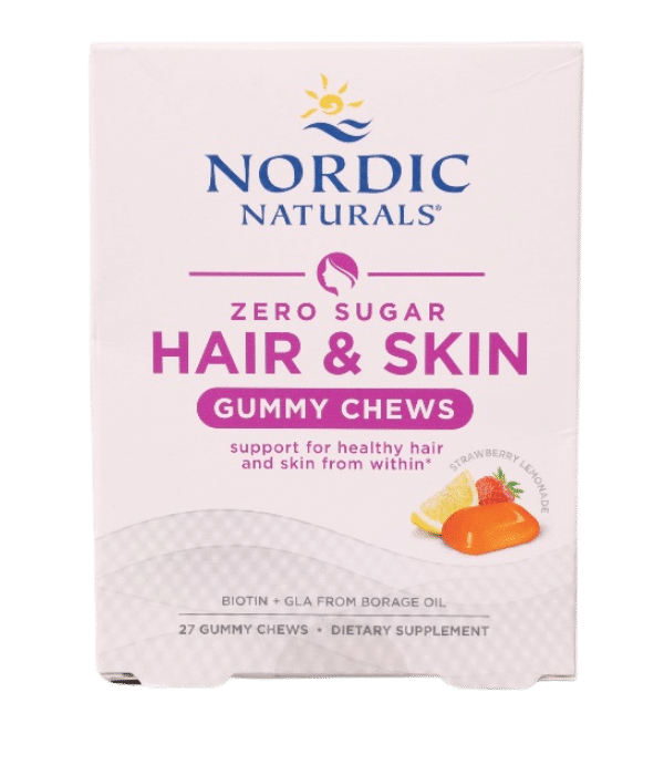 Nordic Naturals Zero Sugar Hair Skin Gummy Chews