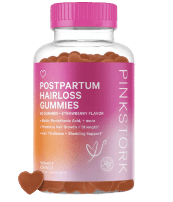 Pink Stork Postpartum Hair Loss Gummies 1