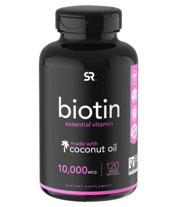 Sports Research Extra Strength Vegan Biotin 1