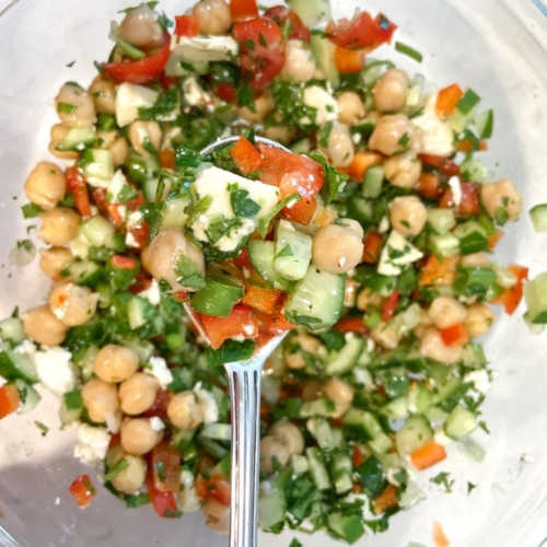 Chopped Lemon Veggie Salad