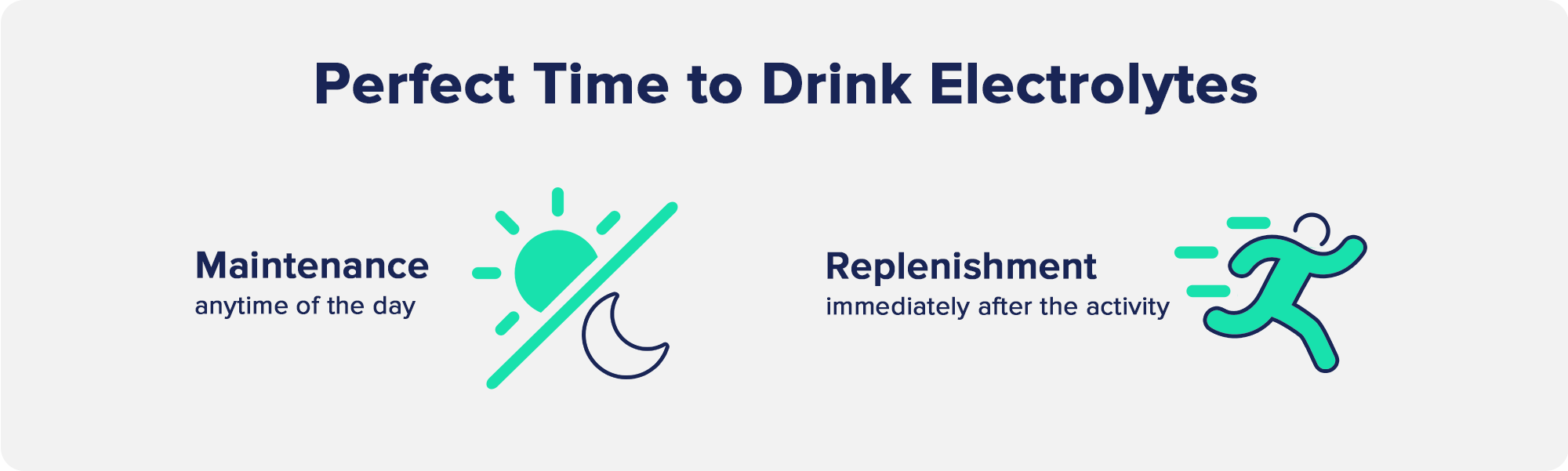 Perfect Time to Drink Electrolytes