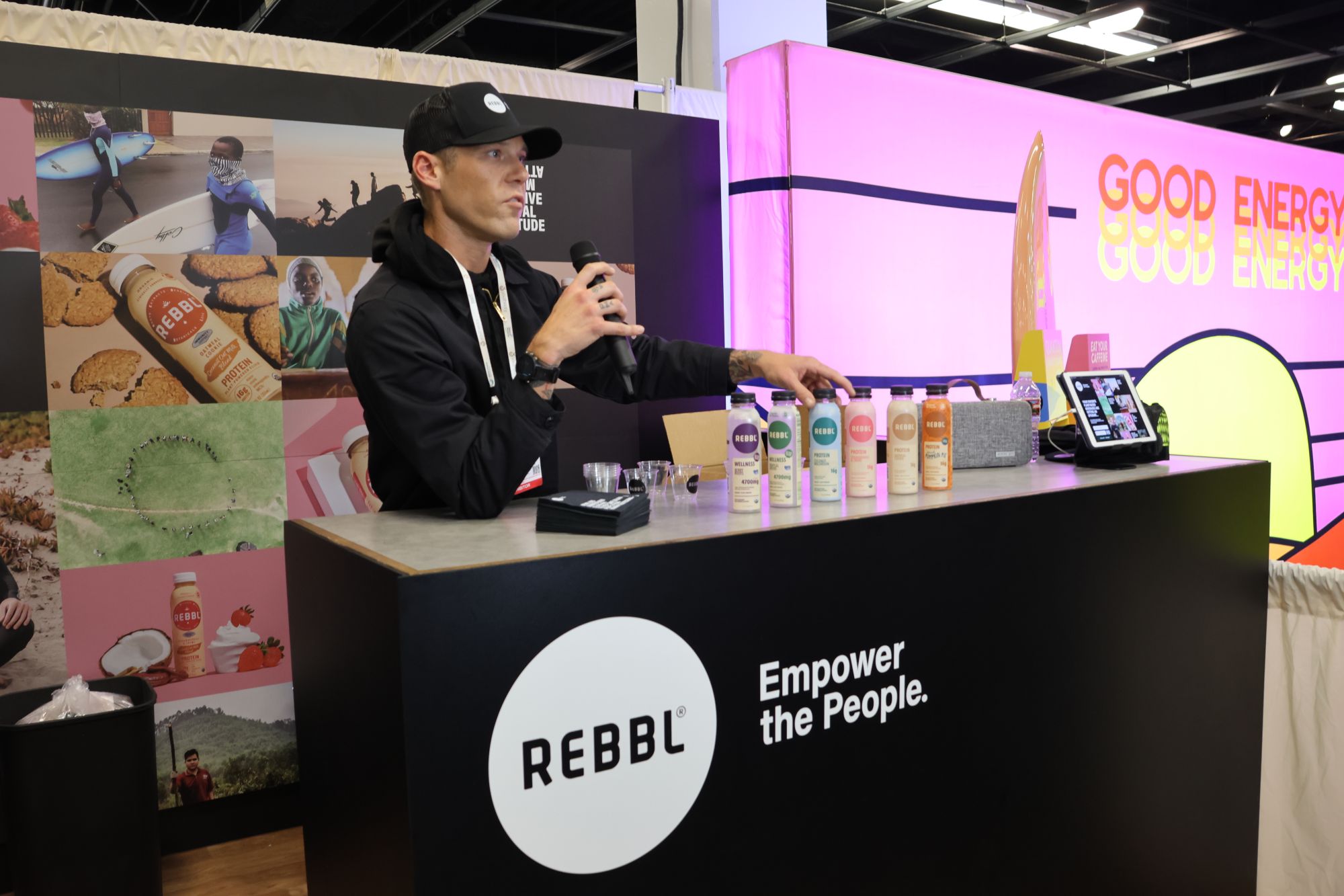 rebbl booth at expo west 2023