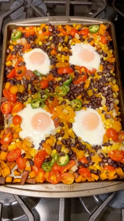 Cook for 10 minutes (adjust for preferred yolk)