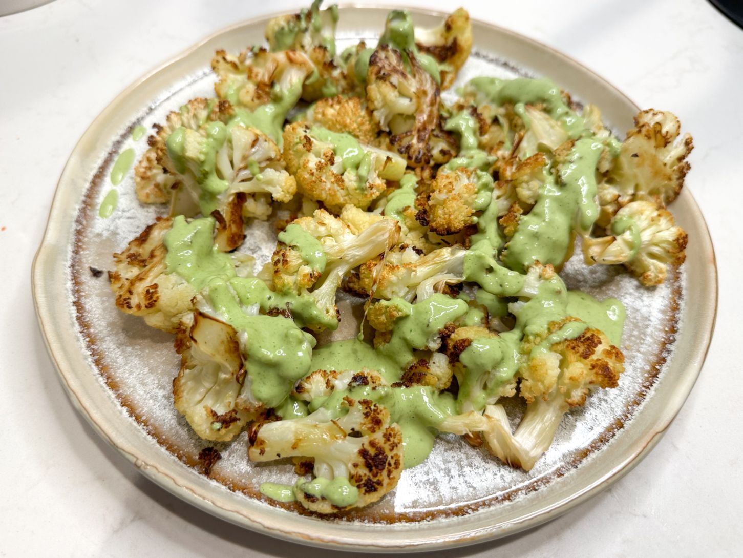 Tahini Roasted Cauliflower