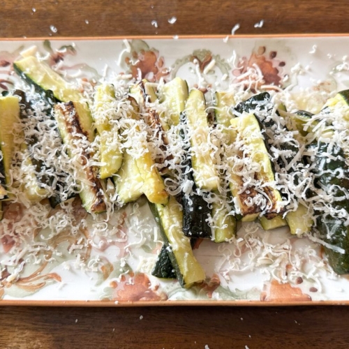 Lemon Parmesan Zucchini