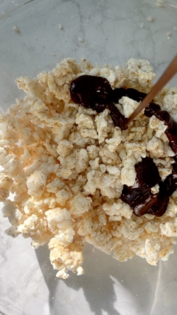 add in chocolate