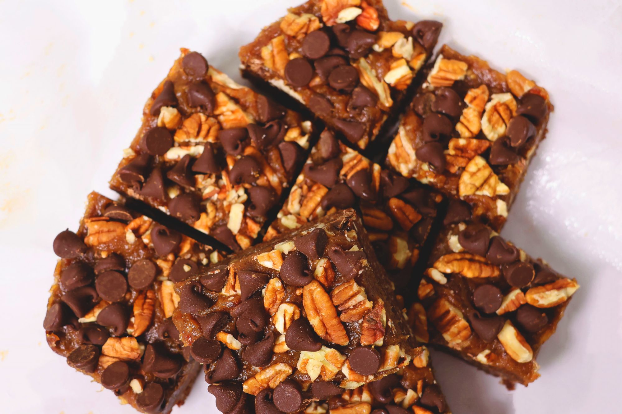 no bake vegan turtle brownies