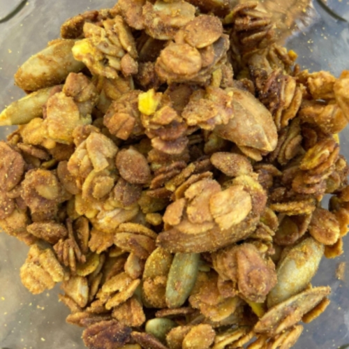 Turmeric Tahini Granola