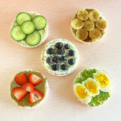Healthy Rice Cake Snacks - 5 Ways