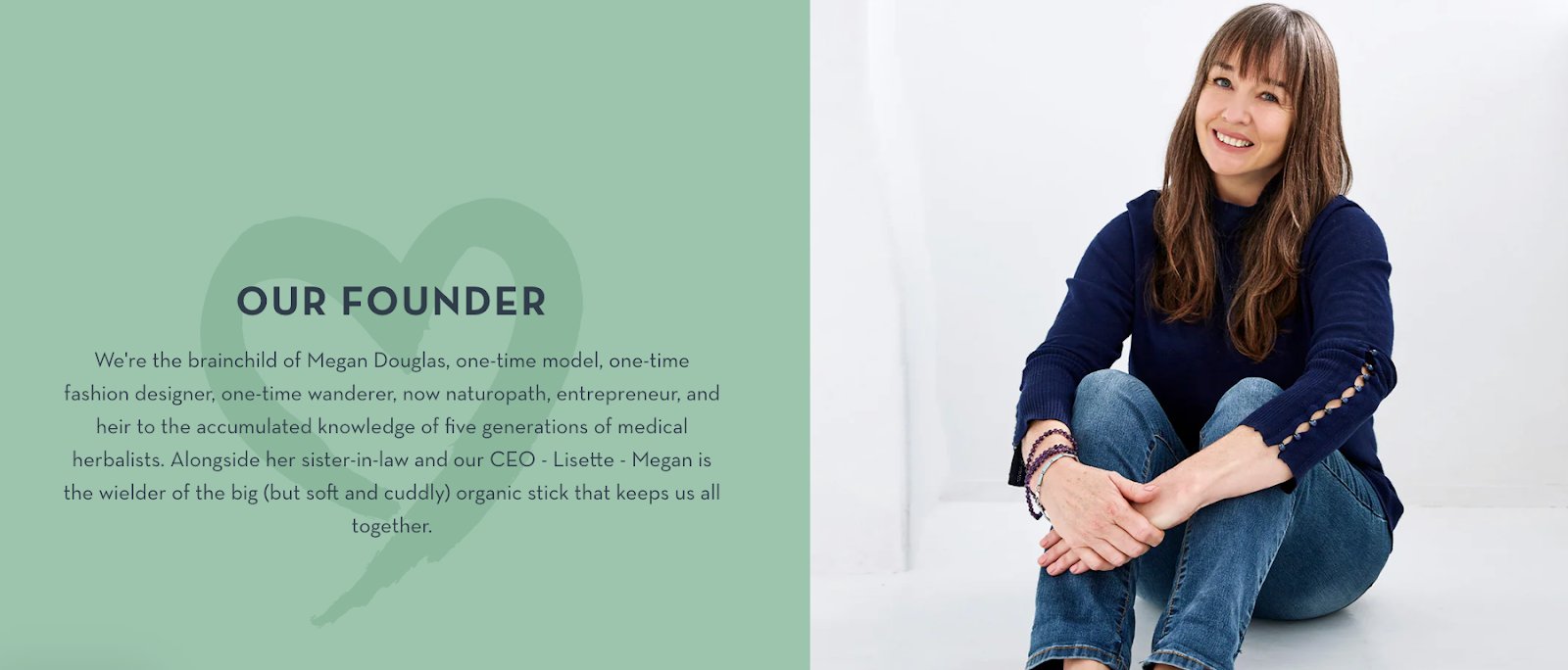 The Organic Skin Co. founder, Megan Douglas