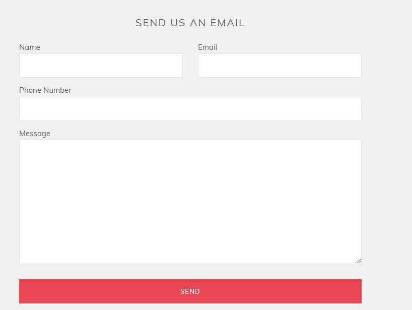 Contact Us form