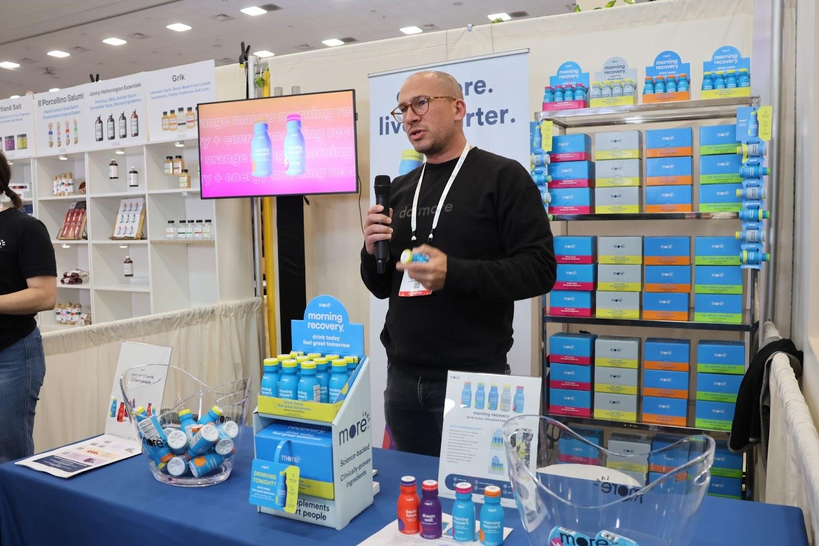 CEO Josh Groff at Expo West 2023