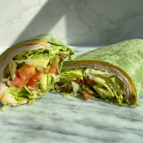 California turkey club wrap