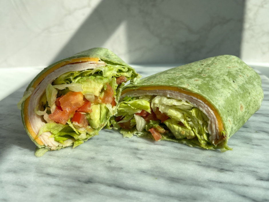 California turkey club wrap