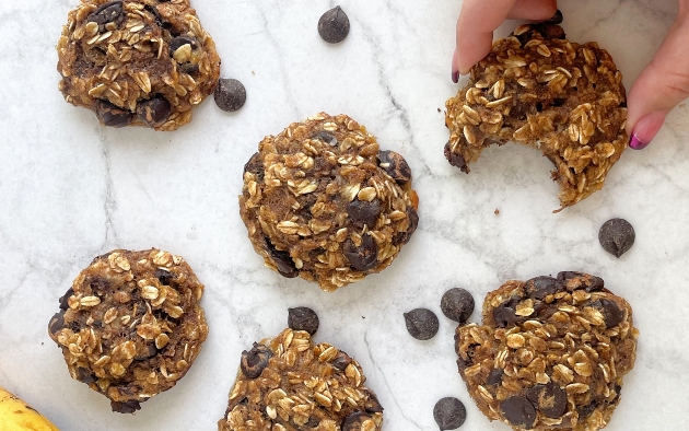 banana oatmeal cookies