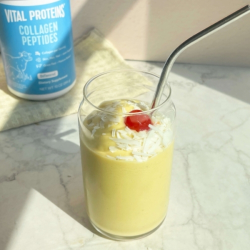 healthy tropical smoothie