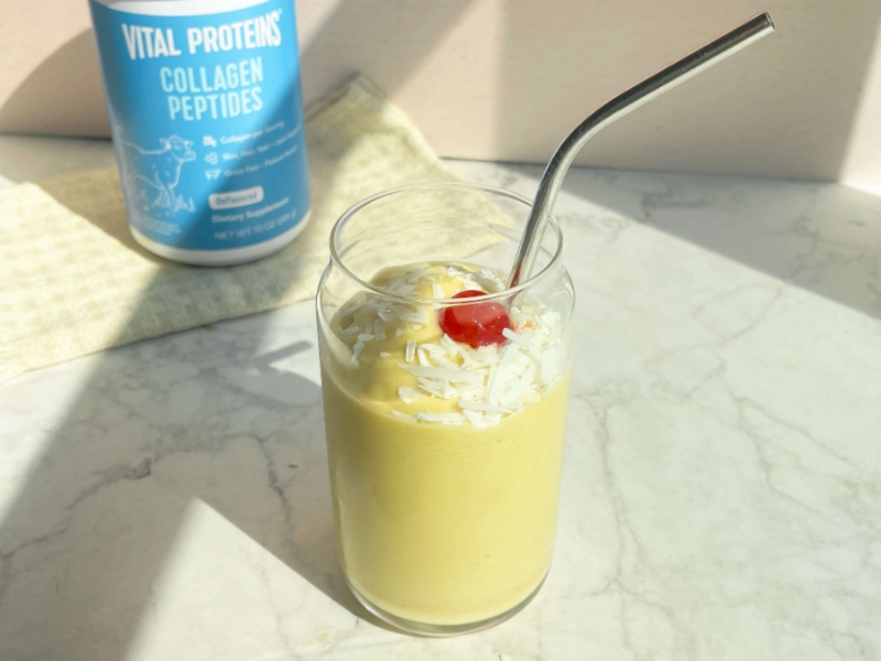 healthy tropical smoothie