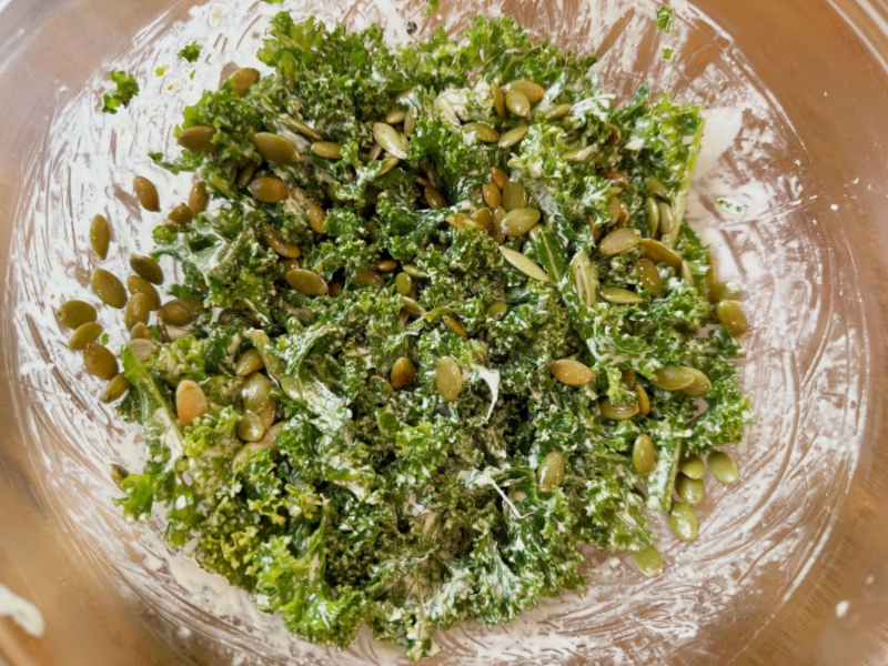 kale caesar salad