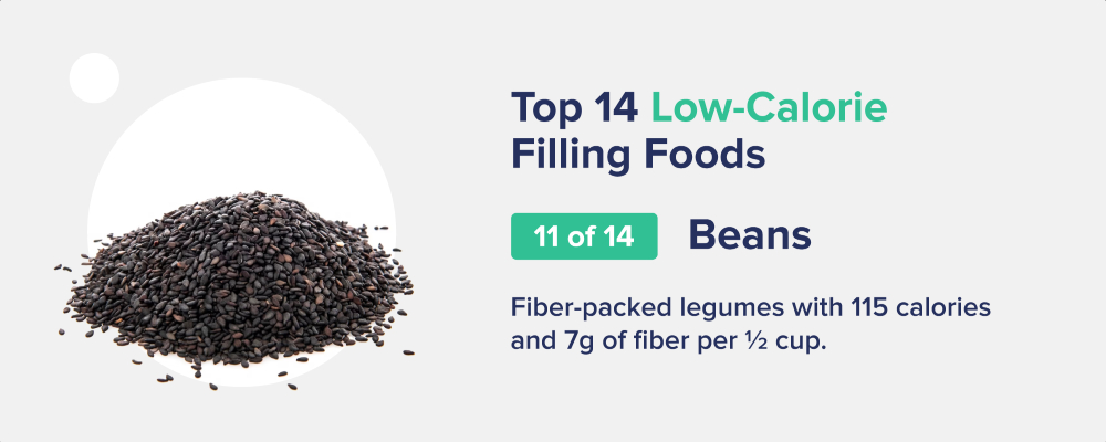 beans low-calorie filling foods