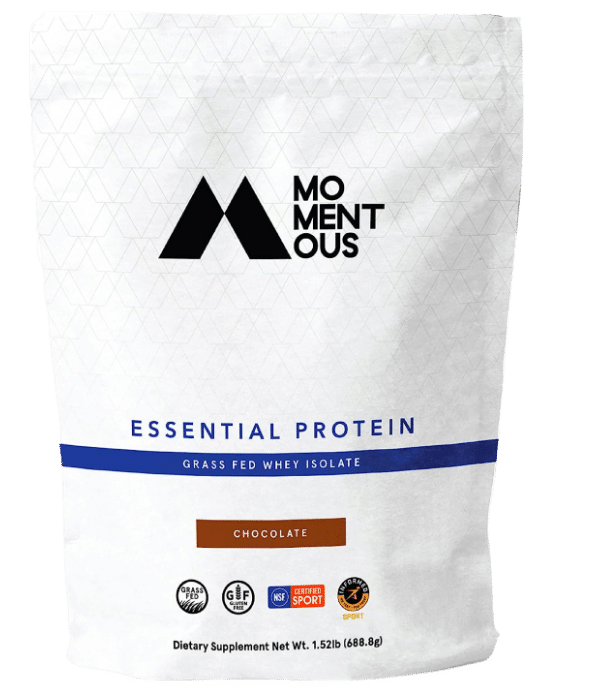 Momentous Essential Grass Fed Whey Protein Isolate