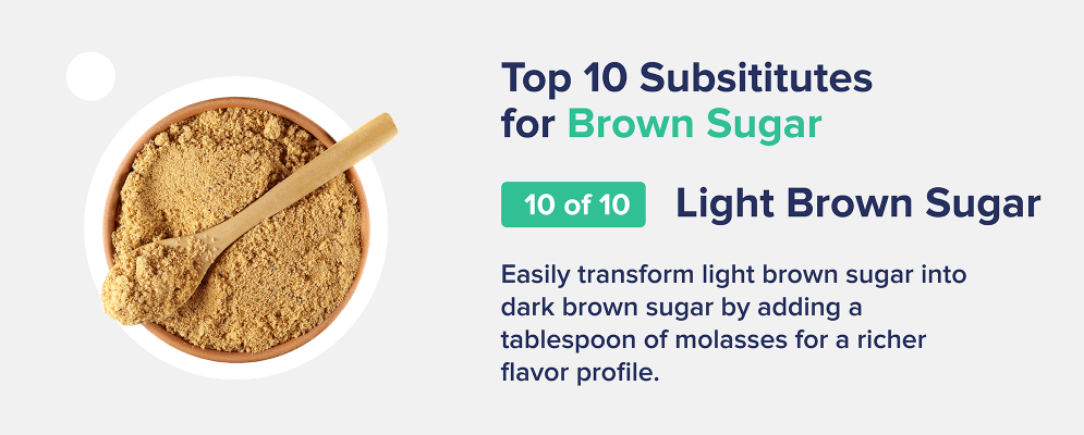 light brown sugar brown sugar substitute