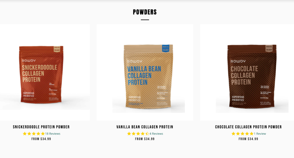 collagen powder flavors