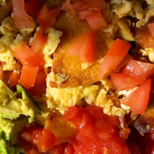 Single-serve Healthy Migas