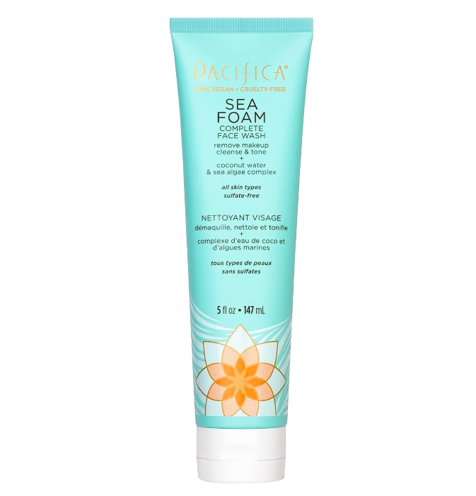 pacifica beauty sea foam face cleanser
