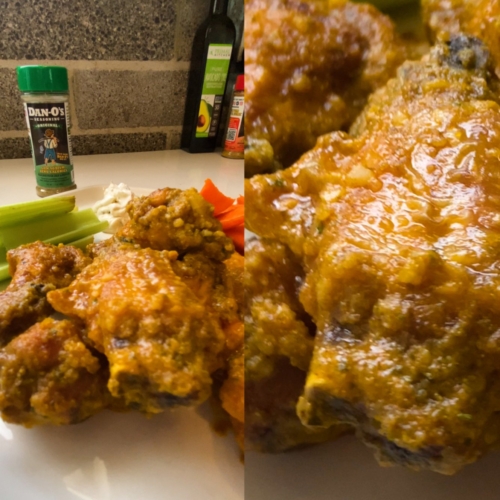 Air Fryer Chicken Wings w_ Dan-O Seasoning