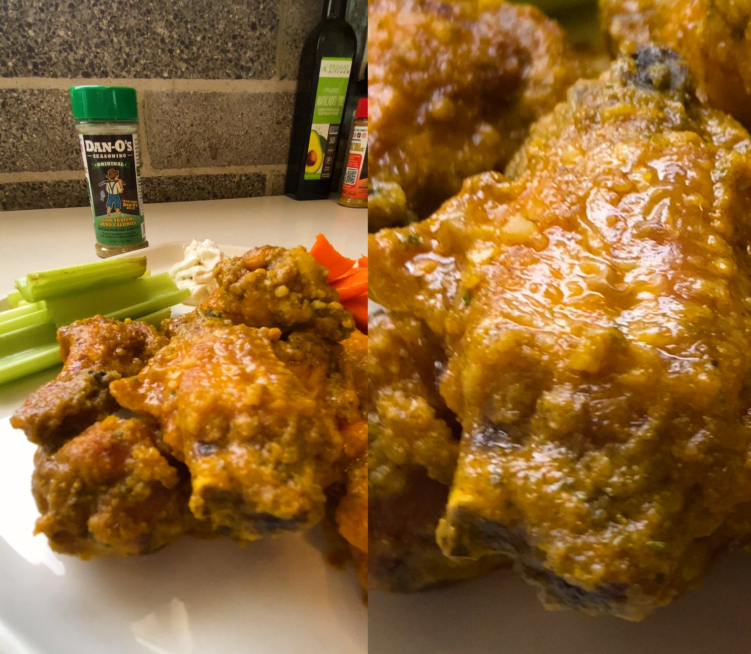 Air Fryer Chicken Wings w_ Dan-O Seasoning