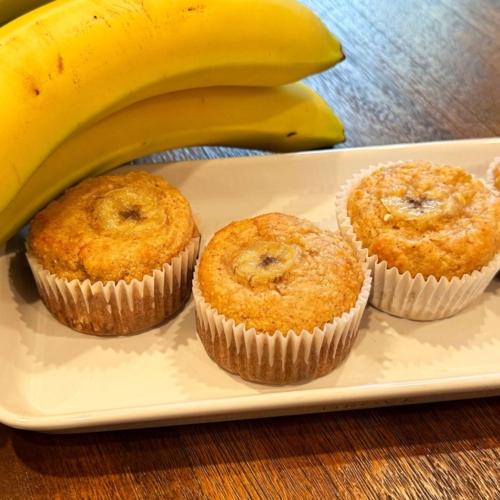 Healthy Banana Muffins